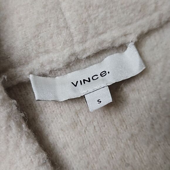 Vince Oversized Boucle Merino Wool/Alpaca blend cardigan size Small - Picture 8 of 15